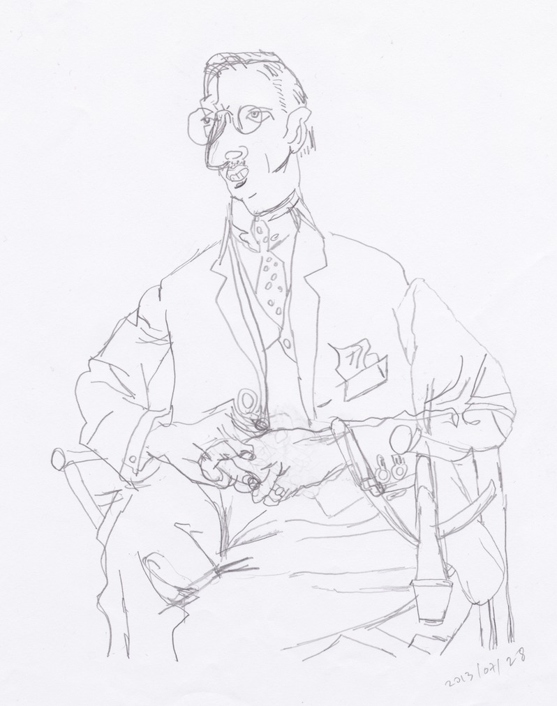 Picasso Stravinsky Portrait